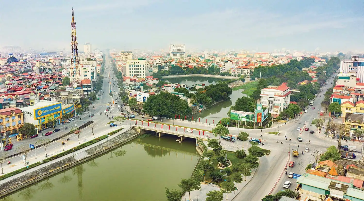 Ninh Binh City from above