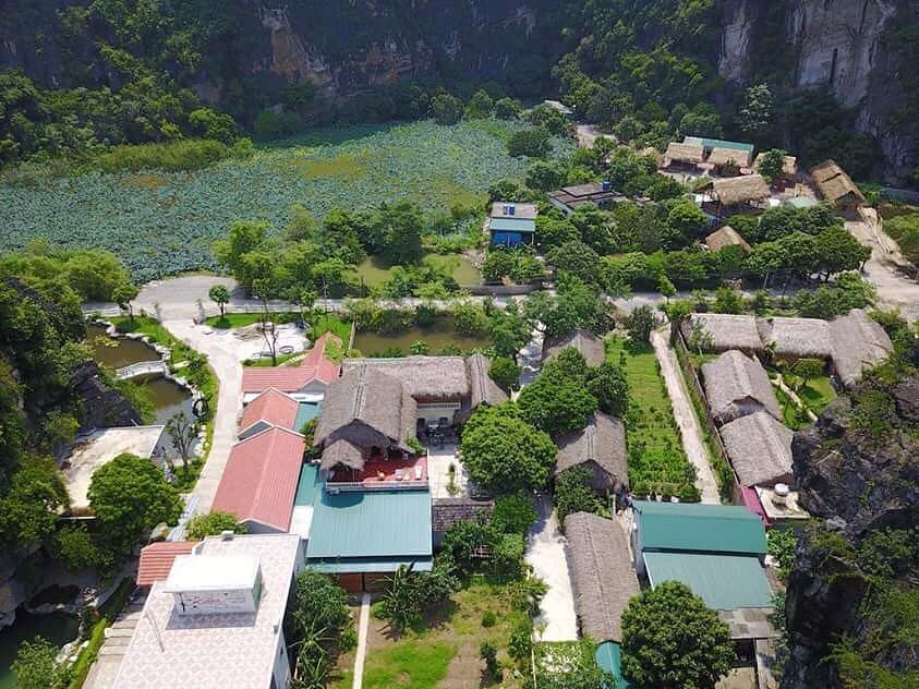 Trang An Heritage Garden resort view from above