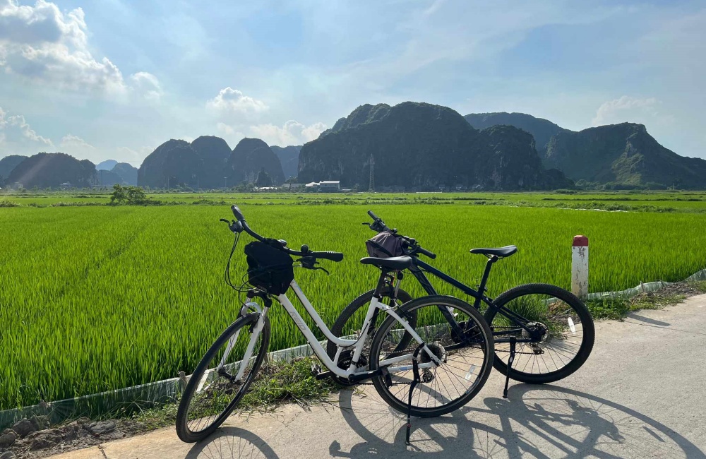 Cycling in Ninh Binh