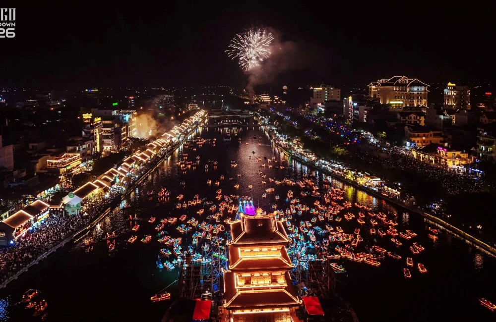New Year Events in Ninh Binh Walking Street